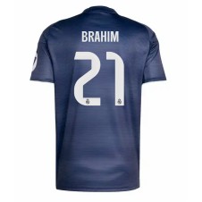 Real Madrid Brahim Diaz #21 Bortatröja 2025-26 Korta ärmar